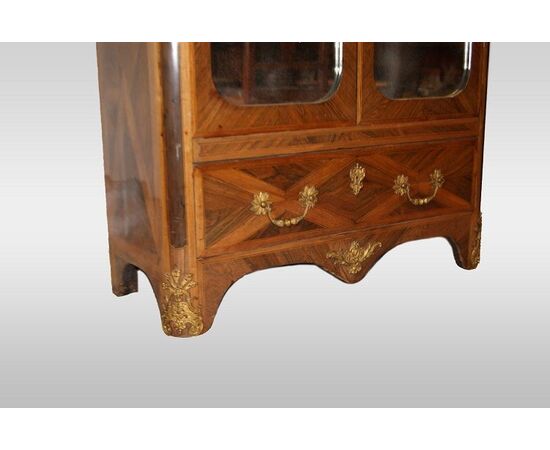 Vetrina armadio francese stile Reggenza del 1800 con specchi antichi