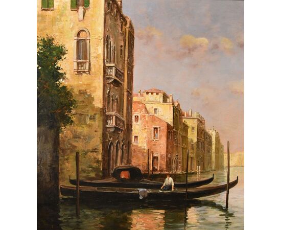 View of Venice with the Grand Canal, Antoine Bouvard, known as Marc Aldine (L'Isere 1875 - Paris 1957)
