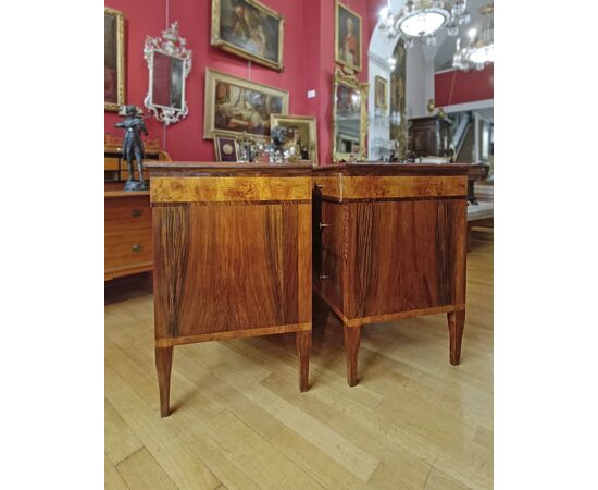 COPPIA DI CASSETTONI NEOCLASSICI FINE DEL XVIII SECOLO