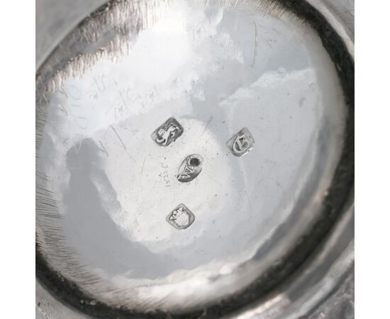 Caffettiera in argento sterling Giorgio III, William Cripps, Londra, 1762