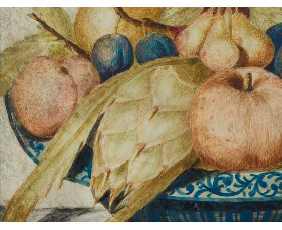 Octavianus Monfort, Turin 1620-1696, Still life in tempera on parchment