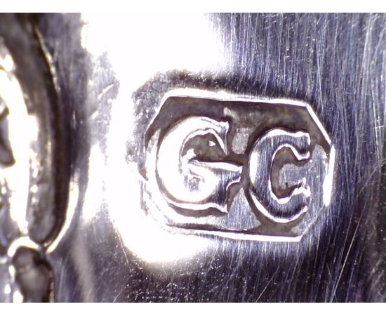 Cioccolatiera in argento sterling Giorgio IV, George Cowie, Londra, 1826