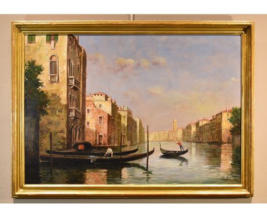 View of Venice with the Grand Canal, Antoine Bouvard, known as Marc Aldine (L'Isere 1875 - Paris 1957)