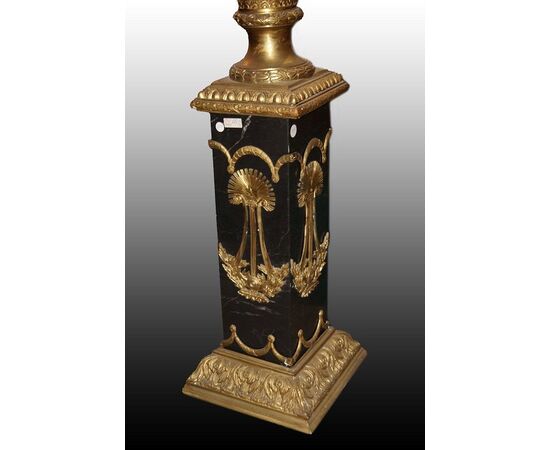 Coppia di Candelieri Giganti del 1800 francesi stile Impero