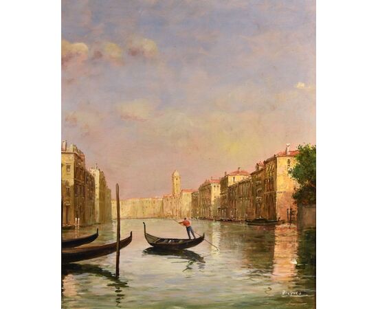 View of Venice with the Grand Canal, Antoine Bouvard, known as Marc Aldine (L'Isere 1875 - Paris 1957)
