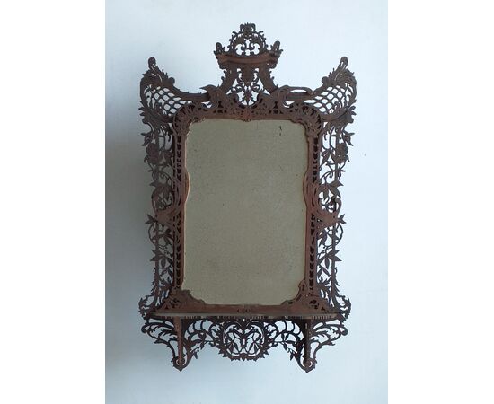 Fine fretwork mirror     