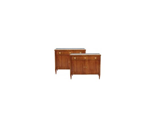 Pair of Directory sideboards in cherry     