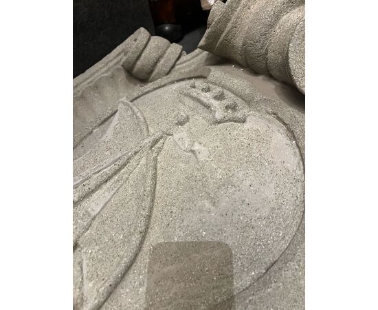 Stone coat of arms