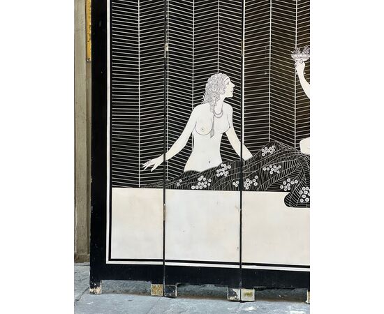 Art Deco folding screen