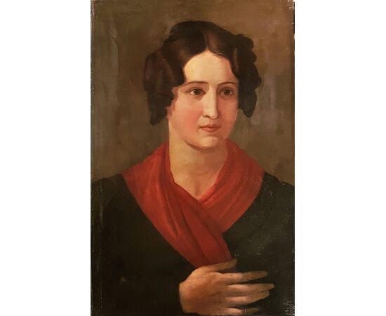 Portrait of a woman - Donnino Pozzi     
