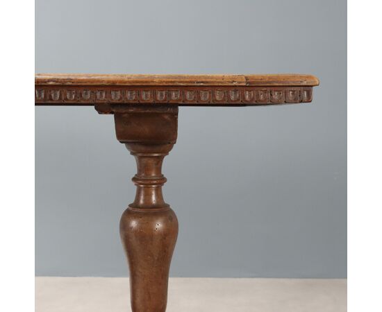 Italian Walnut Table, 20th Century