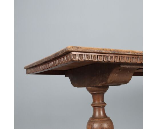 Italian Walnut Table, 20th Century