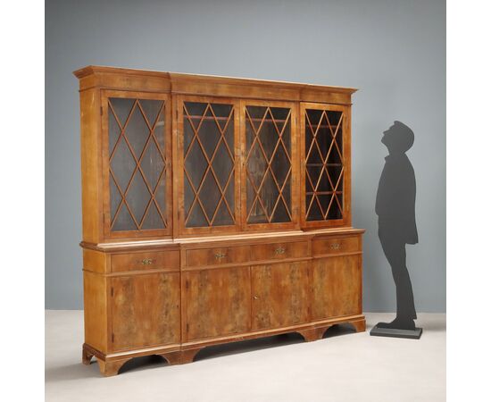 Regency Style Mahogany Bookcase, England, Early 20th Century