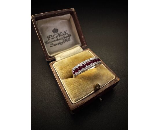 Ring with Rubies and Diamonds