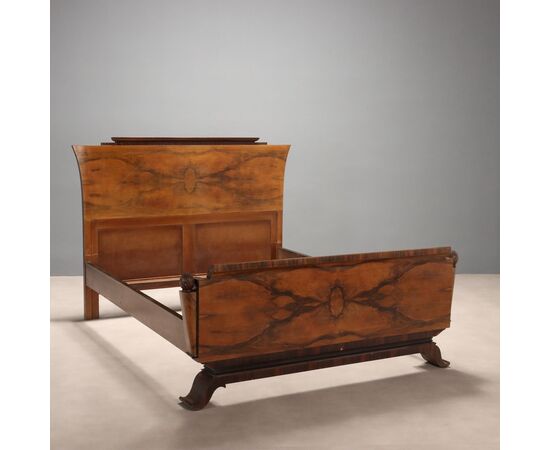 Art Deco Bed Italy First Half 20th Century