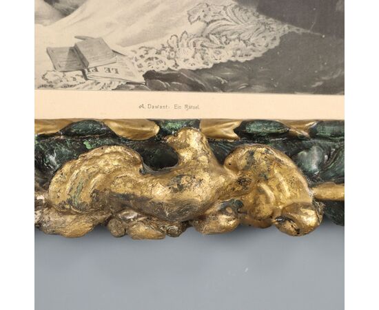 Piccola Cornice Barocca Veneto Inizio XVIII Secolo