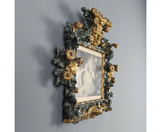 Piccola Cornice Barocca Veneto Inizio XVIII Secolo