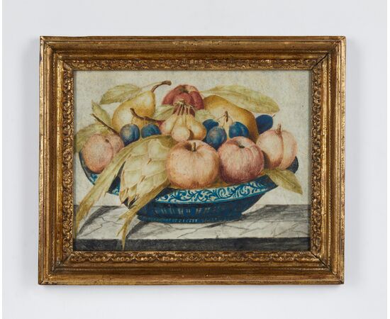 Octavianus Monfort, Turin 1620-1696 - Still life in tempera on parchment