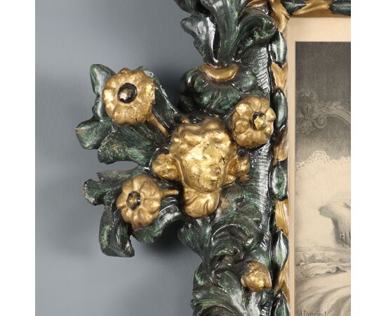 Piccola Cornice Barocca Veneto Inizio XVIII Secolo