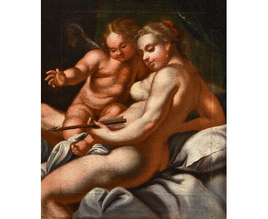 Venus and Cupid, Venetian painter of the 17th/18th century