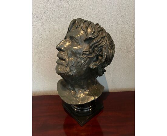 Testa di terracotta del philosofo SENECA