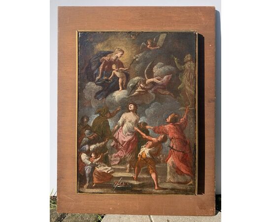Neapolitan Master (17th-18th century) - Sketch for the martyrdom of Saint Agatha.