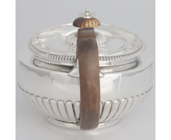 George III sterling silver teapot, Paul Storr, London, 1814
