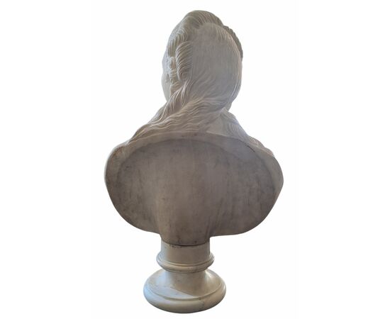 BUSTO IN MARMO BIANCO - MADAME DU BARRY - XIX SEC