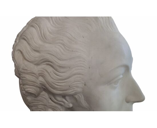 BUSTO IN MARMO BIANCO - MADAME DU BARRY - XIX SEC