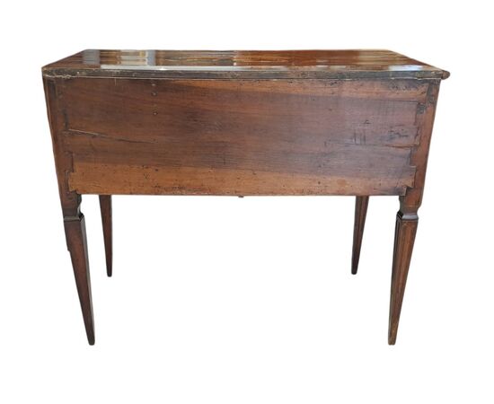 SMALL INLAID WRITING DESK - LOMBARDY - 19TH CENTURY