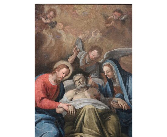 Painting: "The Death of Saint Joseph", 18th century