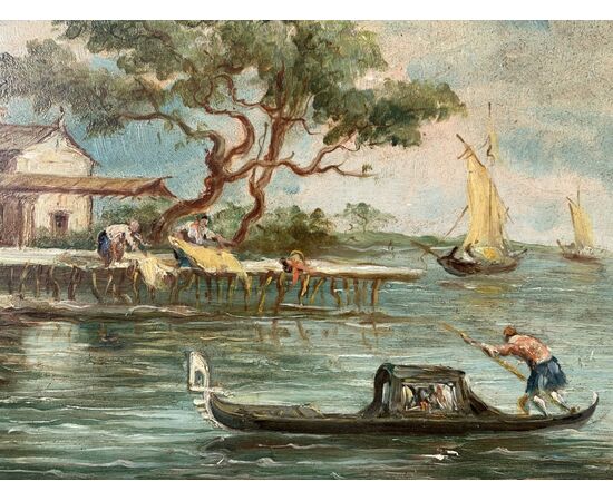 Lucia Ponga degli Ancillo (Venezia 1887 - 1966) - Capriccio veneziano.