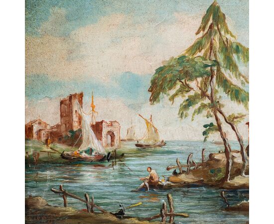 Lucia Ponga degli Ancillo (Venezia 1887 - 1966) - Capriccio veneziano.