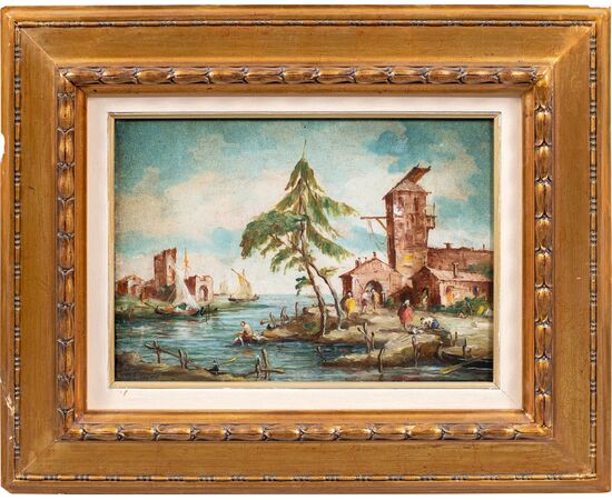 Lucia Ponga degli Ancillo (Venezia 1887 - 1966) - Capriccio veneziano.