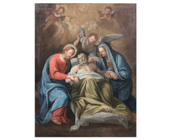 Painting: "The Death of Saint Joseph", 18th century