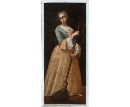 Maestro veneziano (XVIII sec.) - Maschera di Colombina.