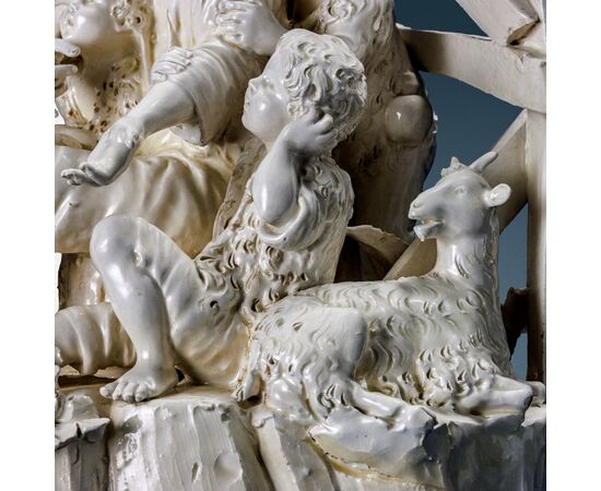 Erminia tra i pastori. Napoli, Manifattura Capodimonte Seconda metà del XIX secolo