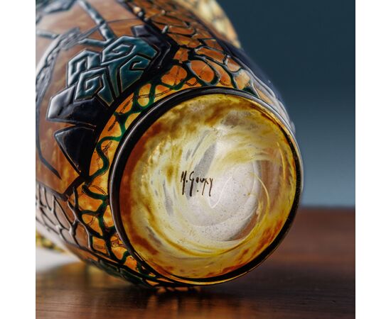 Vaso Arciere e Cervidi, Marcel Goupy. Parigi, 1925-28 ca.