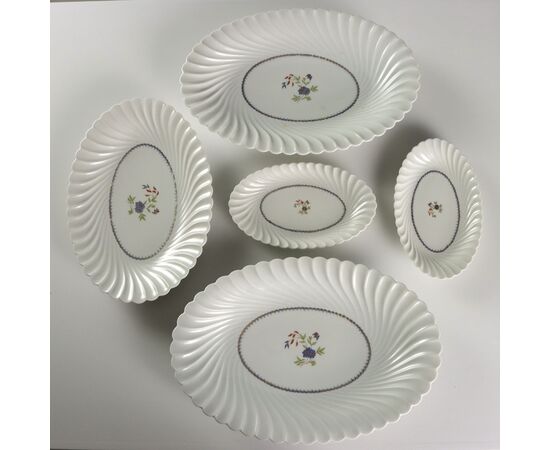 Haviland Porcelain Dinner Service from Limoges, France, Mid-20th Century