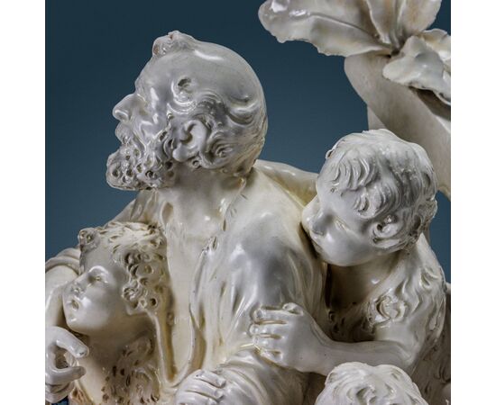 Erminia tra i pastori. Napoli, Manifattura Capodimonte Seconda metà del XIX secolo