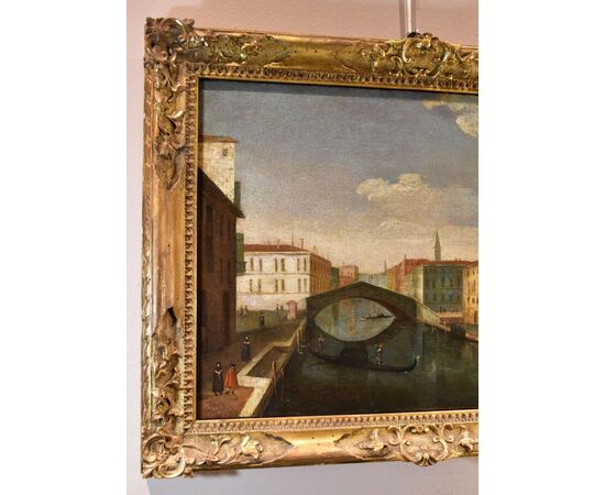 Venice with the Ponte delle Guglie, attributable to Gabriele Bella (Venice 1730 – Venice 1799)