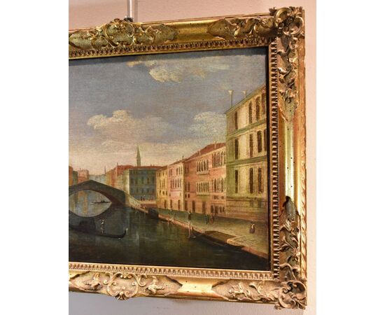 Venice with the Ponte delle Guglie, attributable to Gabriele Bella (Venice 1730 – Venice 1799)