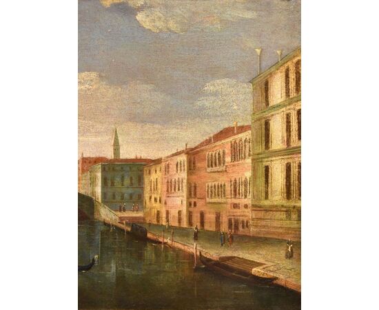 Venice with the Ponte delle Guglie, attributable to Gabriele Bella (Venice 1730 – Venice 1799)