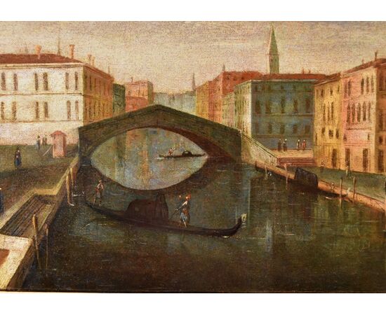 Venice with the Ponte delle Guglie, attributable to Gabriele Bella (Venice 1730 – Venice 1799)