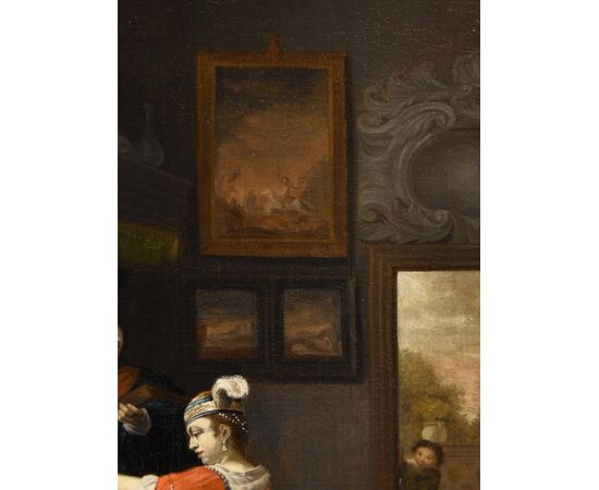 Il suonatore di liuto, Gabriel Metsu (Leida, 1629 – Amsterdam, 1667) seguace