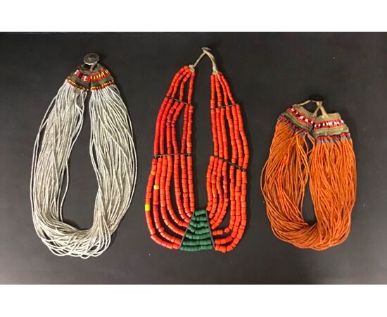 Three Naga necklaces