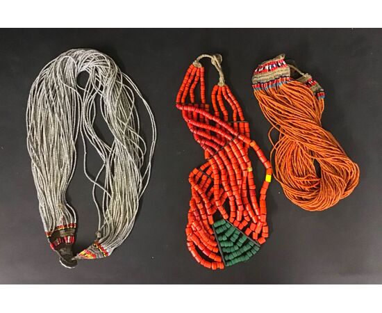 Three Naga necklaces