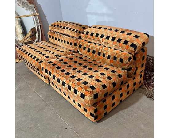 Divano – coppia poltrone Afra e Tobia Scarpa  mod Erasmo . Prod B&B  1973 Design Modernariato perfetto stato