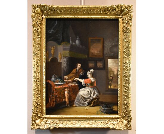 Il suonatore di liuto, Gabriel Metsu (Leida, 1629 – Amsterdam, 1667) seguace