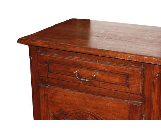French Provençal Style Chestnut Wood Sideboard, 19th Century